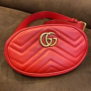 Gucci Belt Bag in red